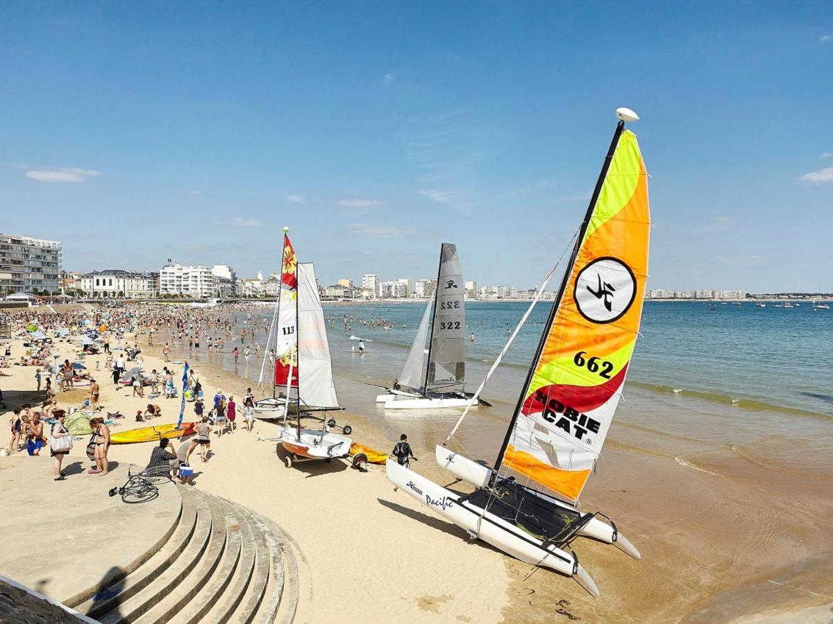 Appartement T2 Face Plage Avec Balcon, Cuisine Equipee Et Tv - Fr-1-92-908 Les Sables-dʼOlonne Εξωτερικό φωτογραφία